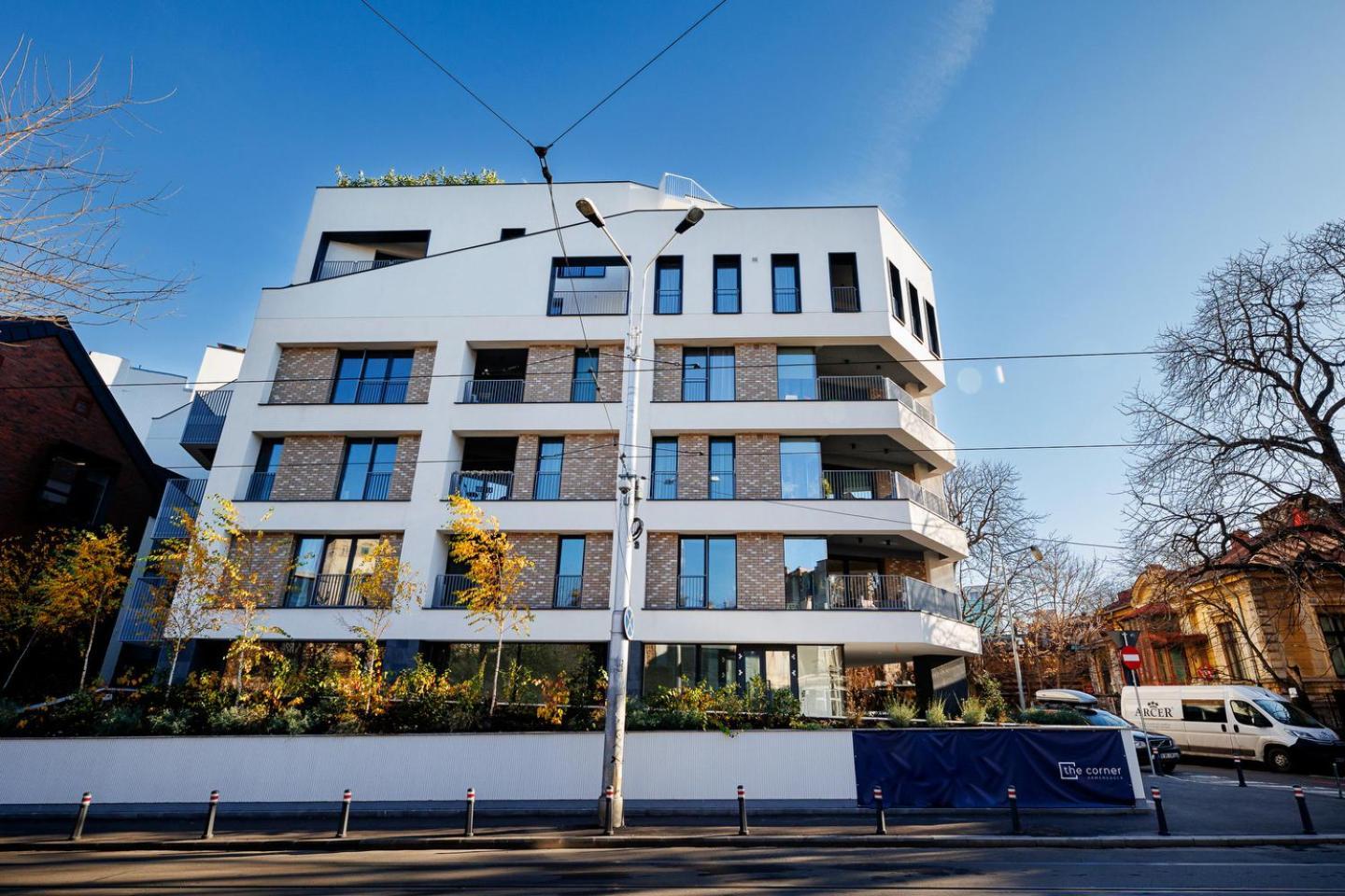 The Corner Luxe Apartment Bukarest Eksteriør billede